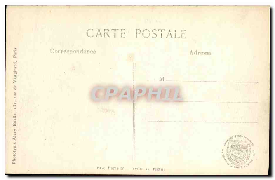 CPA Militaria Arras Cote Gauche de la Petite place  — Rückseite