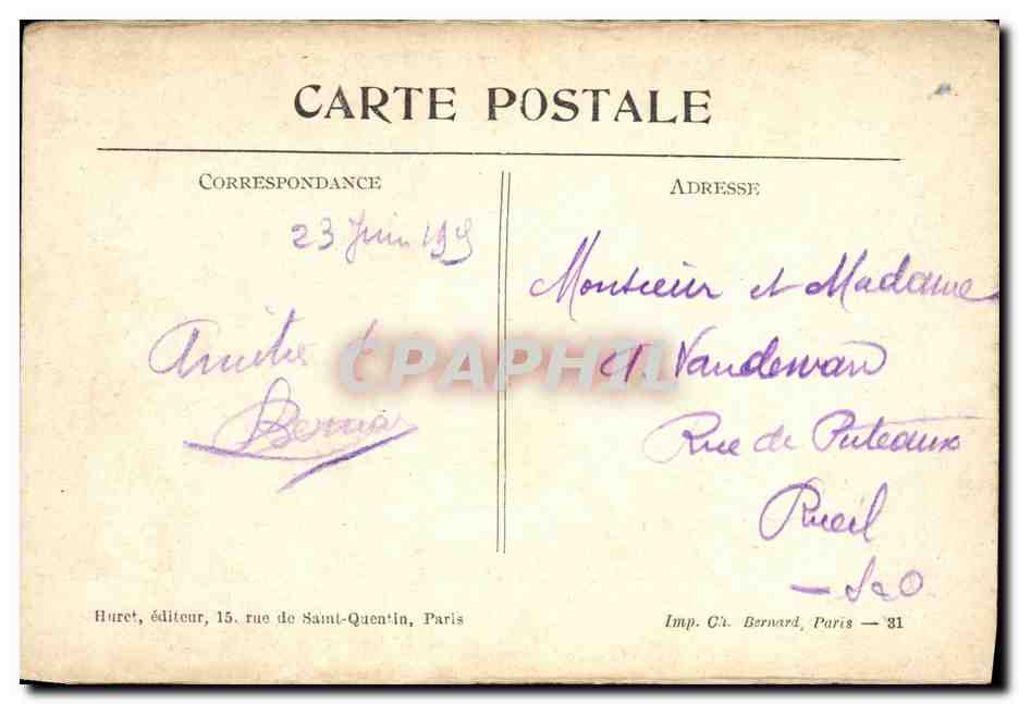 HANESCAMPS (P.-de-C.) — Ruines d'une ferme — Huret, éditeur, n° 146 — Reverso