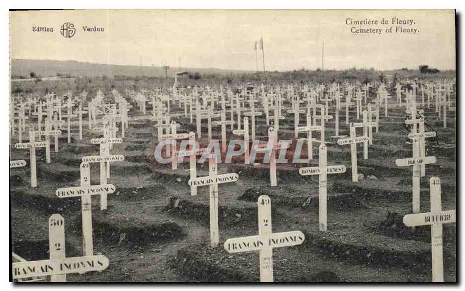Cementerio de Fleury — Verdún — Edición HS Verdún - Anverso