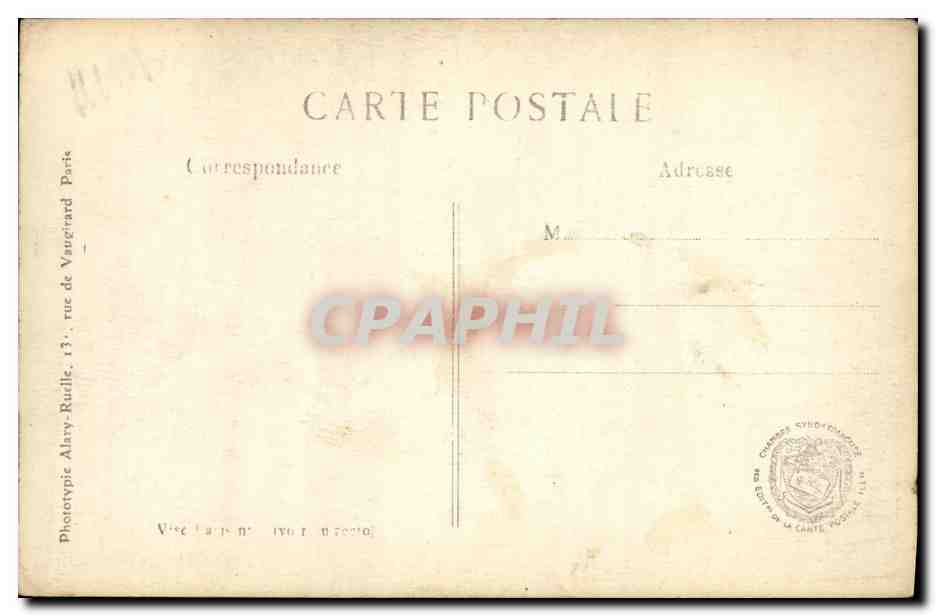 CPA Militaria Sermaize les Bains Interieur de l eglise detruite par les allemands  — Back