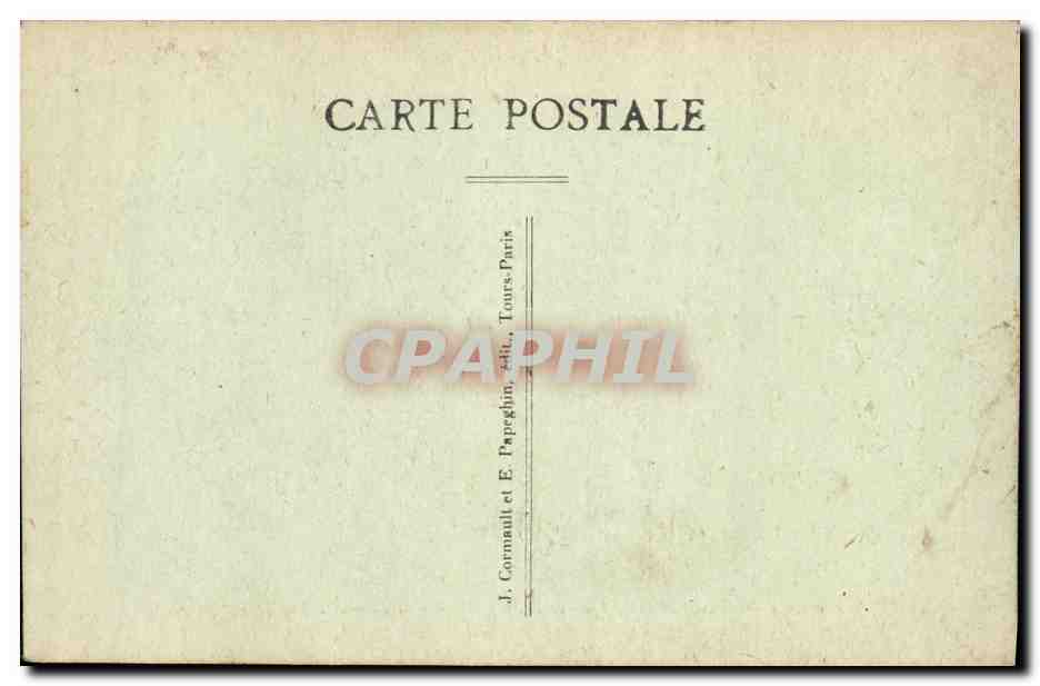 CPA Militaria Albert Une rue de la Ville detruite par le bombardement  — Back