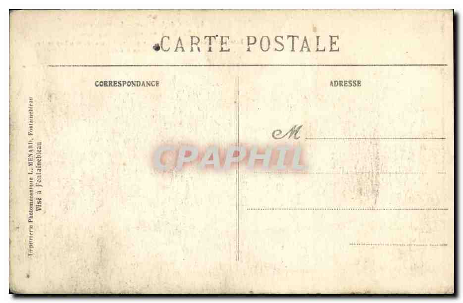 Jocches - Intérieur d'une ferme incendiée par les Allemands - Bataille de la Marne, septembre 1914 — Rückseite