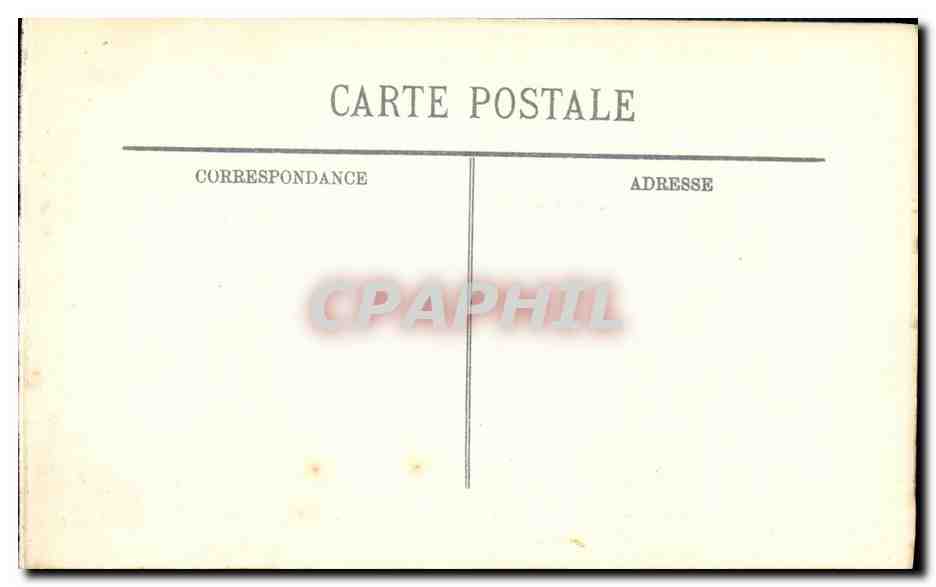 CPA Militaria Le Crime de Reims La cathedrale et la place de Reims  — Verso