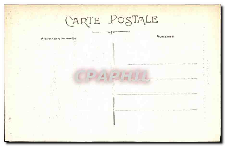 CPA Militaria Chateau Thierry Le Cafe Francais Rue Carnot  — Rückseite