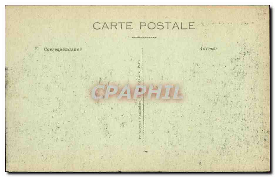 CPA Militaria Roye Ruines de L Eglise — Back