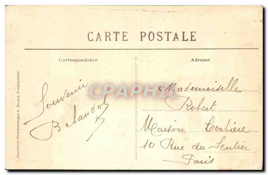Oyes (Marne) — Ferme brûlée par les Allemands le 7 septembre 1914 — Chiche L. M. — Verso
