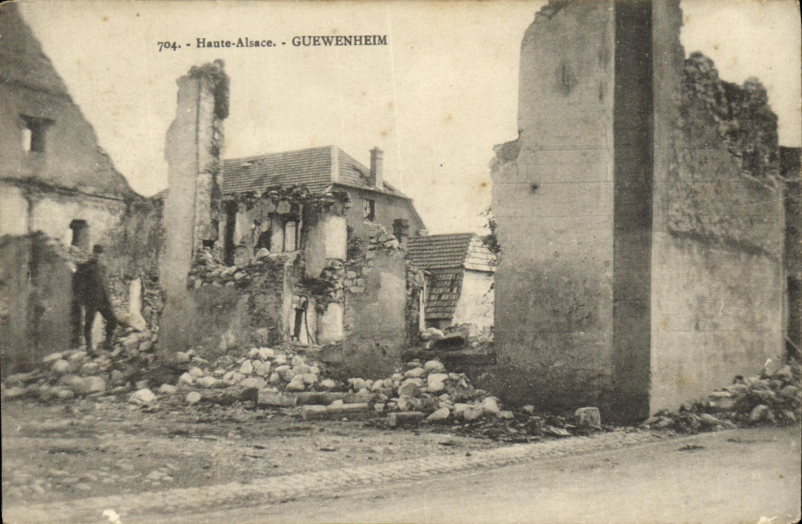 CPA Militaria Haute Alsace Guewenheim