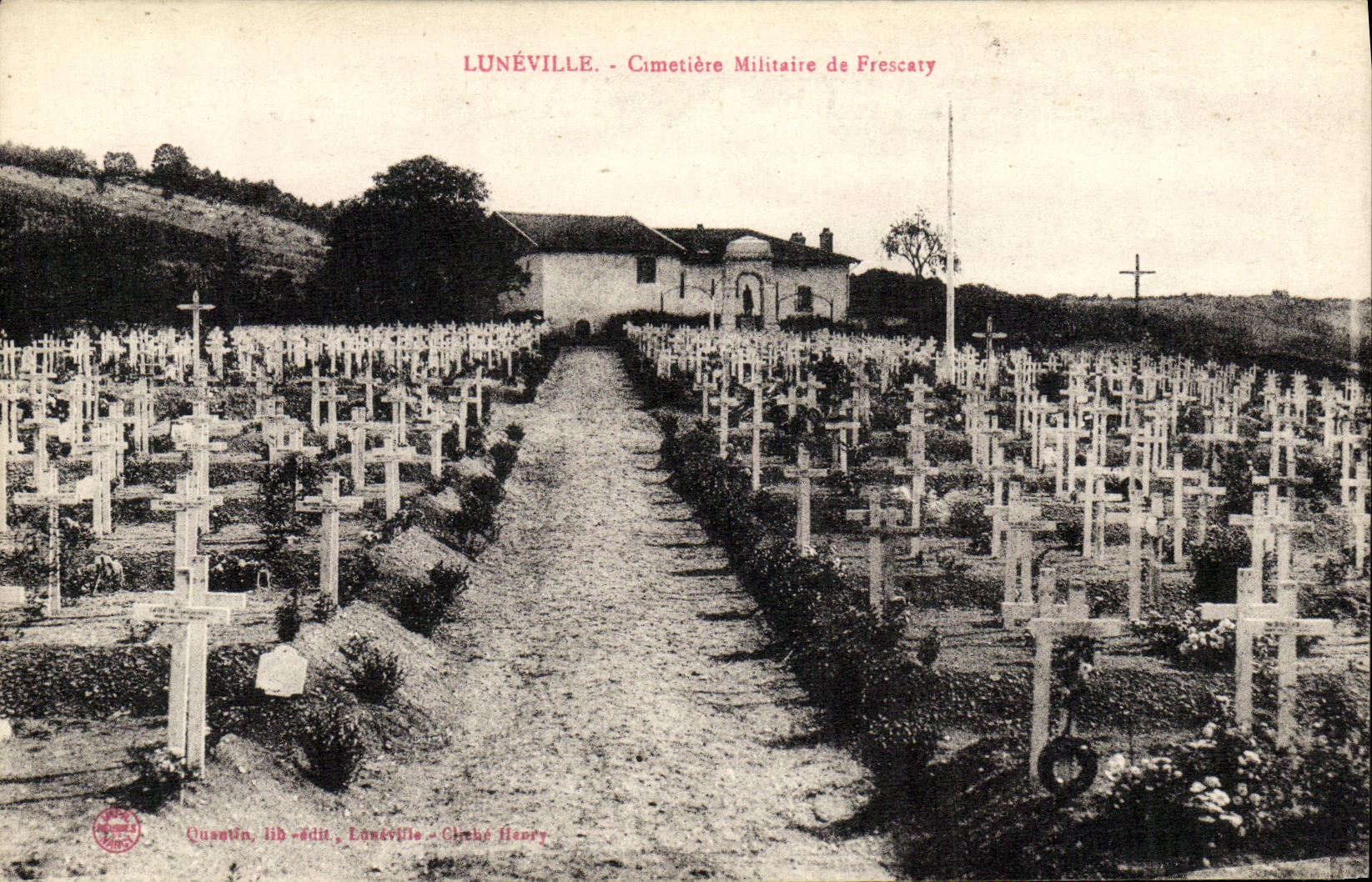Lunéville - Cimetière Militaire de Frescaty — Oussetin, lib.-édit., Lunéville - Chiche Henry