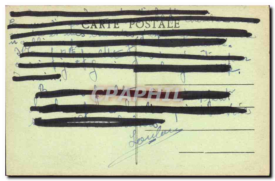Lunéville - Cimetière Militaire de Frescaty — Oussetin, lib.-édit., Lunéville - Chiche Henry — Rückseite