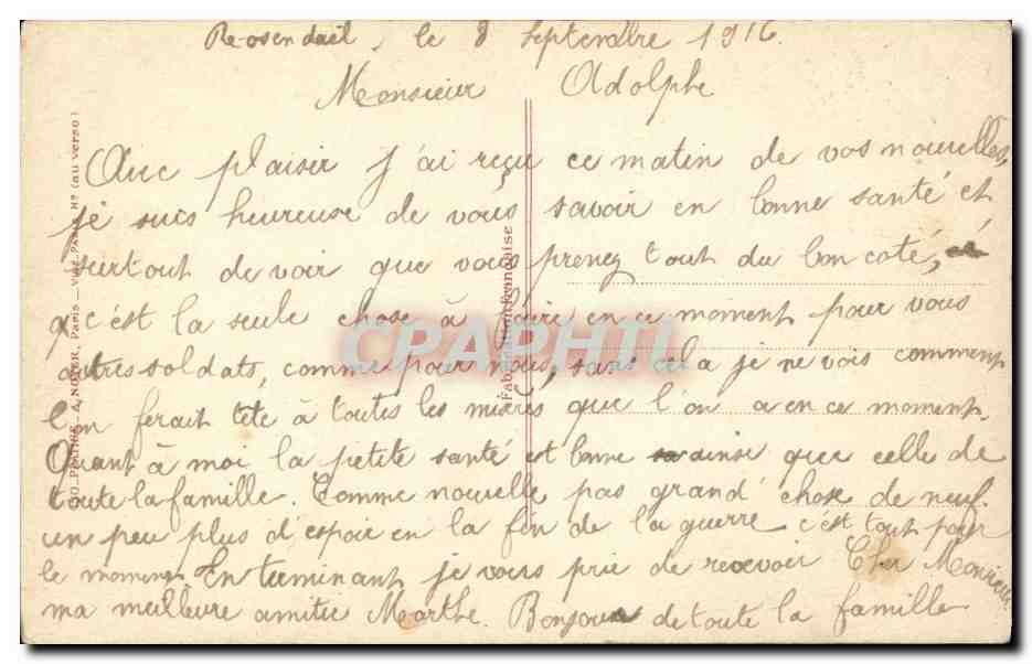 CPA Militaria S il le Faut les Pouilues iront Vous Preter la Main Femme — Rückseite