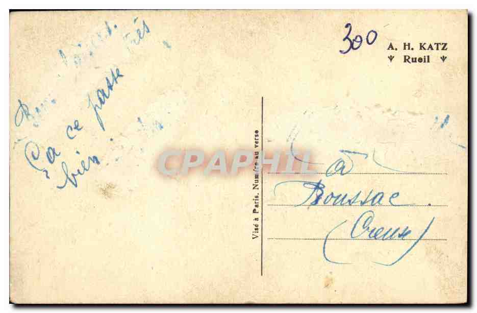 La Guerre en Dentelles — Le Fantassin — A.H.K. 304 — Verso