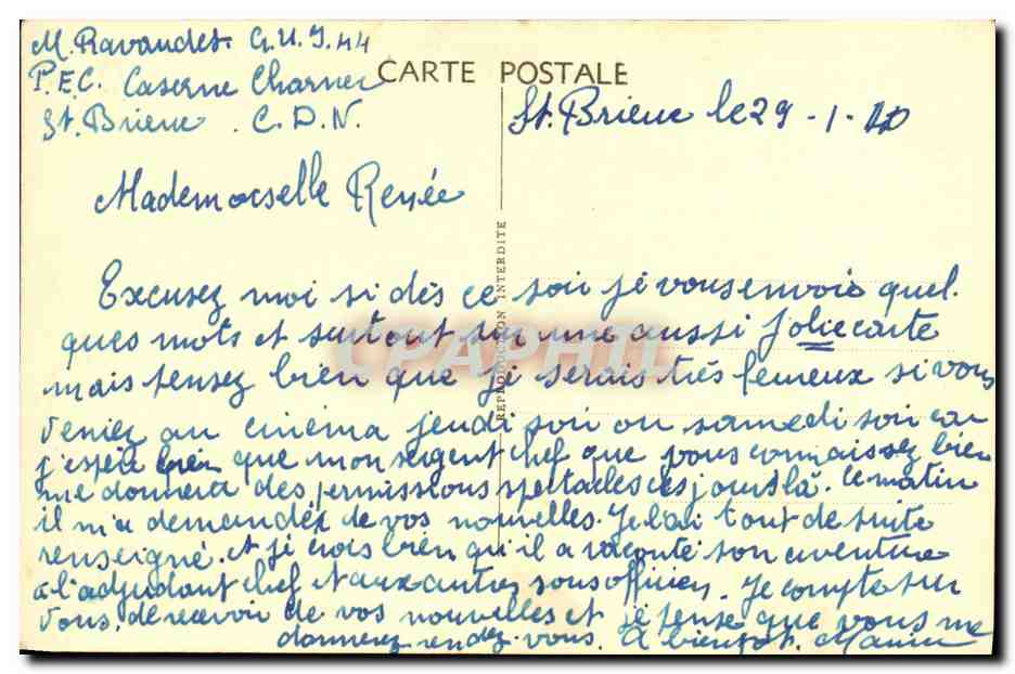 Femme nue avec casquette et bottes — scène de film — CPAPHIL n°36 — Rückseite