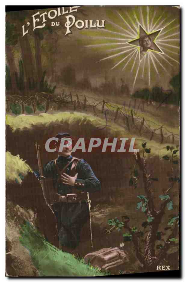 CPA Militaria L Etoile du Poilu
