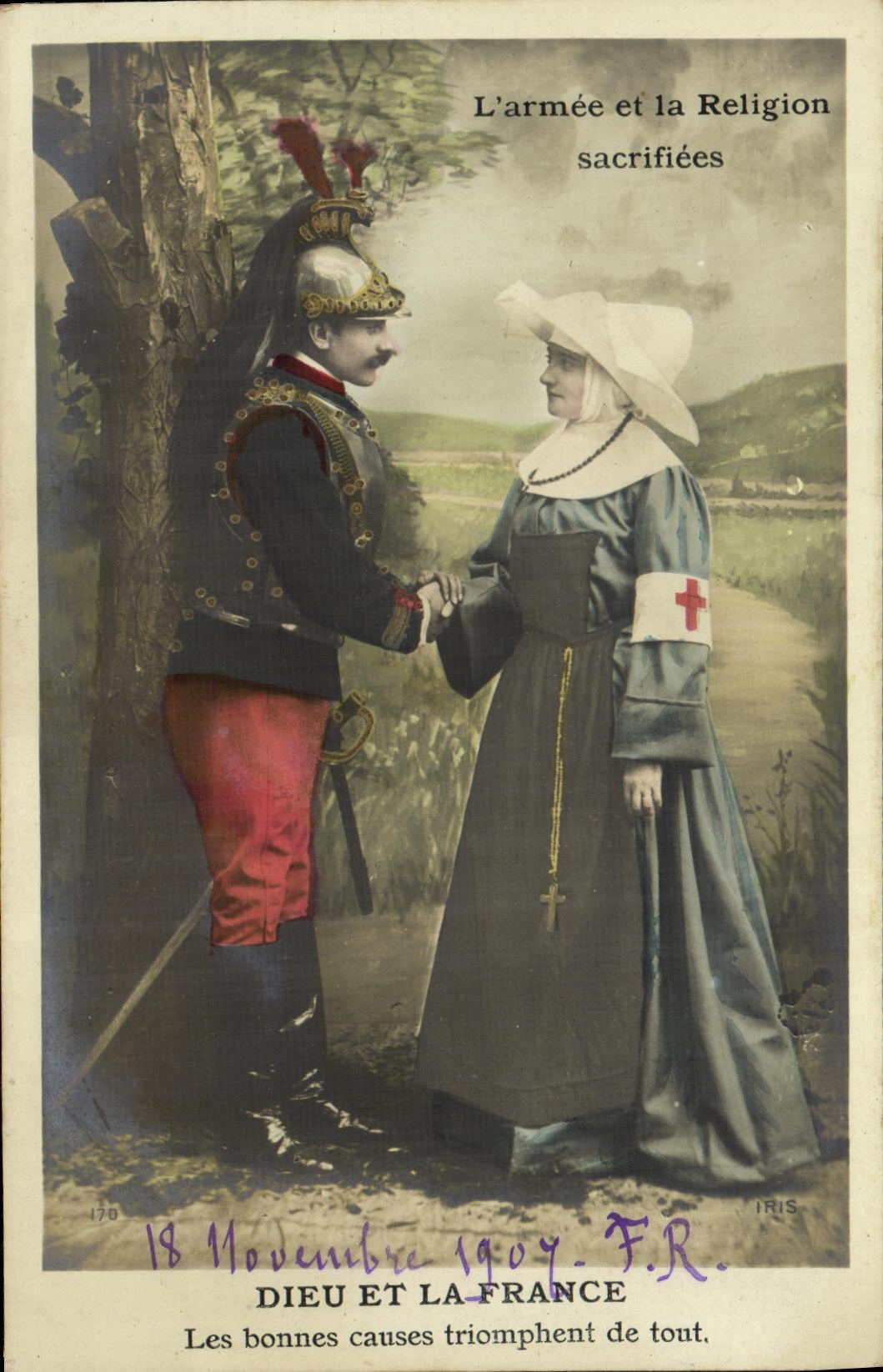 L'armée et la Religion sacrifiées — Iris, n° 170