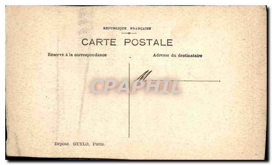 CPA Militaria Un poilu Drapeau  — Rückseite
