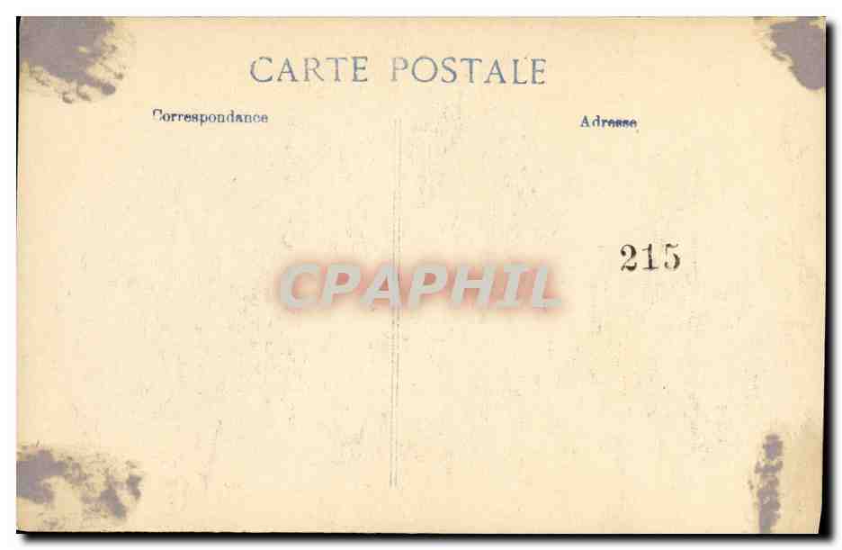 CPA Militaria Choisy au Bac une rue apres le bombardement — Rückseite