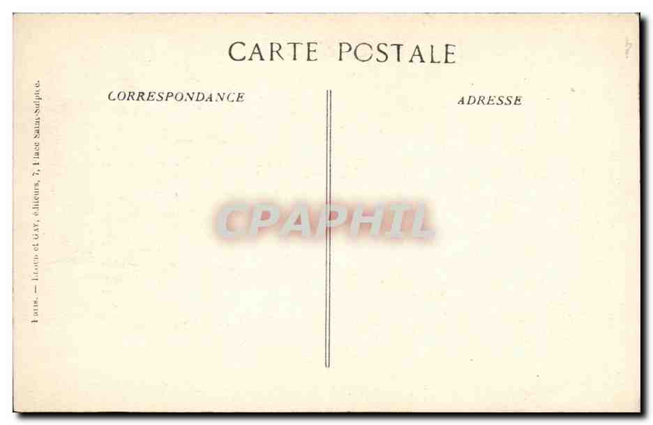 CPA Militaria Ruines de l Eglise Saint Jean Baptiste a Arras bombardee par les Allemands — Rückseite