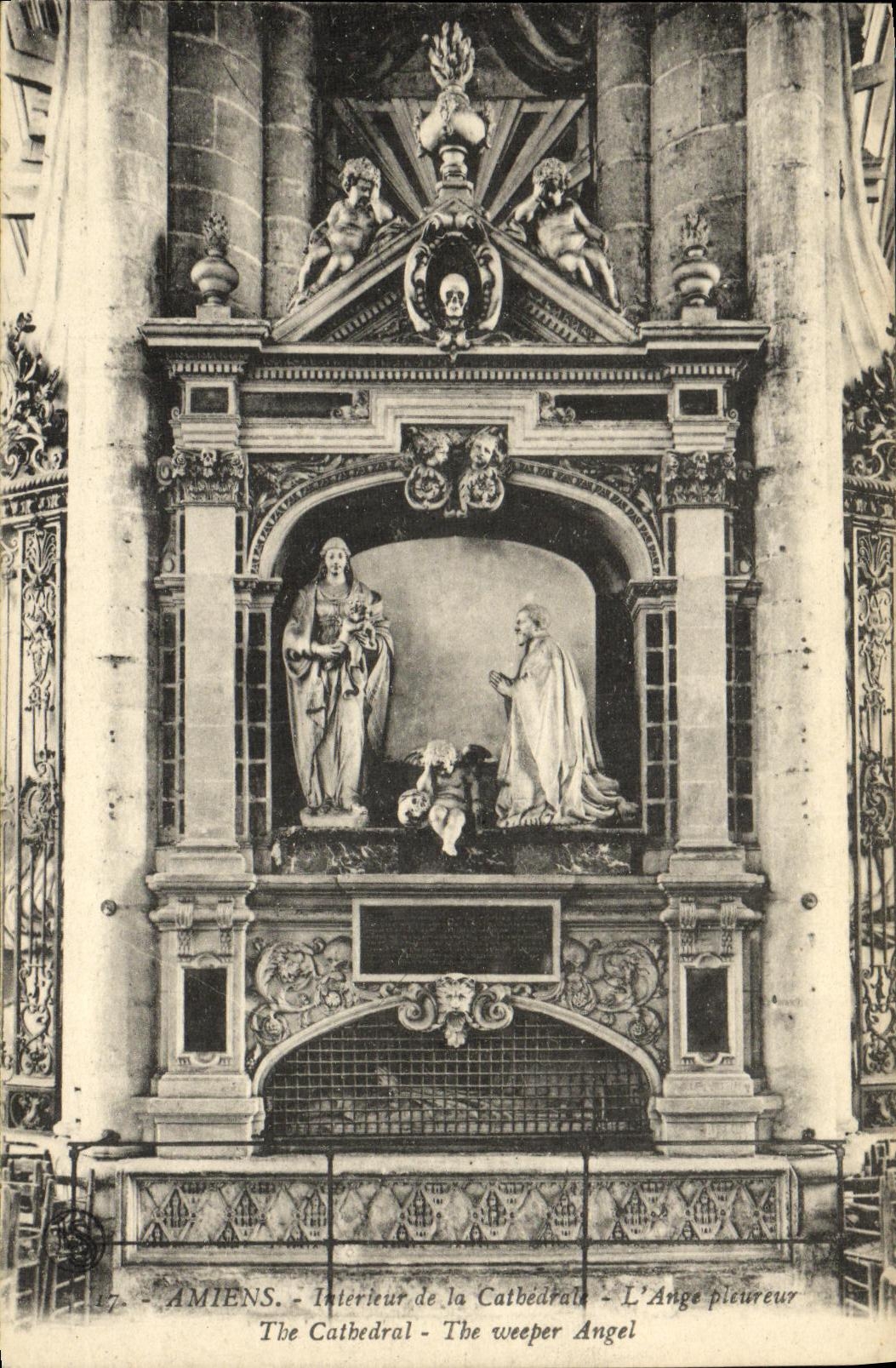 Amiens - Intérieur de la Cathédrale - L'Ange piqueur