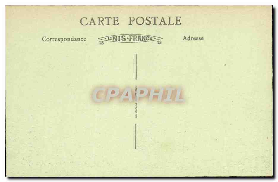 Notre-Dame-de-Lorette — Le Cimetière National — vue du haut du chemin du Roi Georges V — Édition Fauchois — Verso