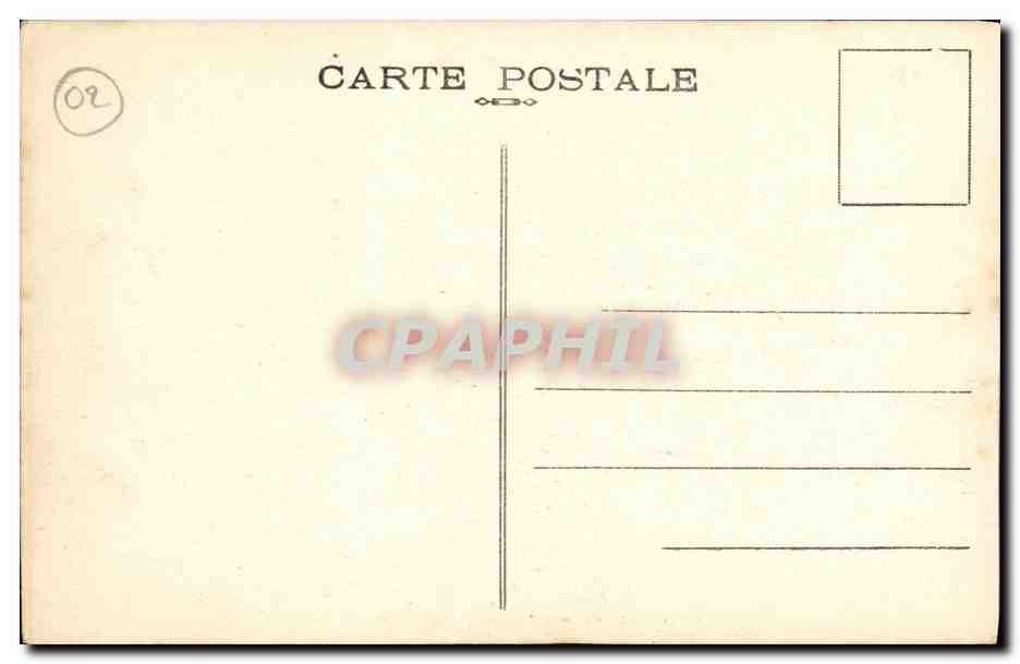 CPA Militaria Berry au Bac Ses Ruines Le Cimetiere militaire pres de la Cote 108 — Rückseite