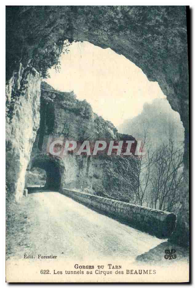 CPA Militaria Gorges du Tarn Les tunnels au Cirque des Beaumes