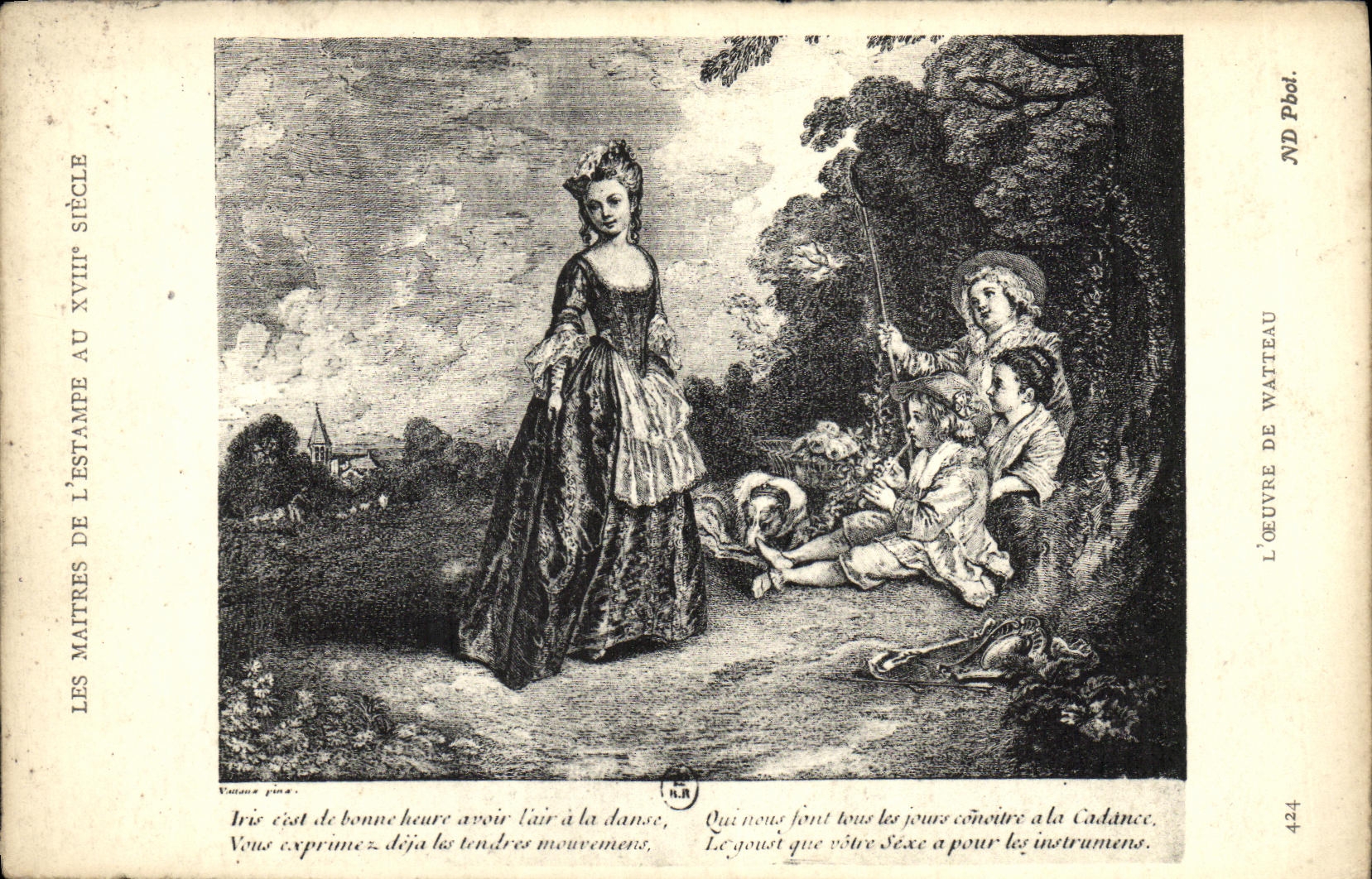 CPA Militaria Les Maitres de l Estampe au XVlll e Siecle Watteau 