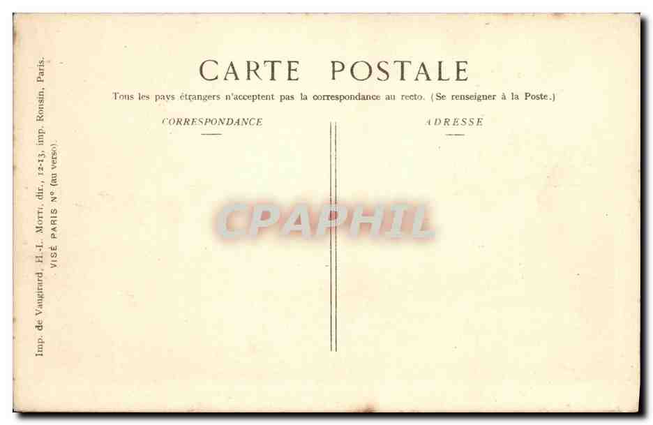 Mailly-le-Camp — Destruction du village — Ed. Pays de France, n° 156 — Verso