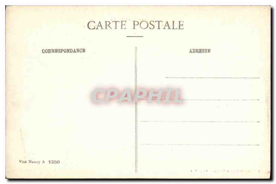Gerbéviller (M.-st-M.) - Château - Côté Parc — Guerre 1914-15-16 — Rückseite