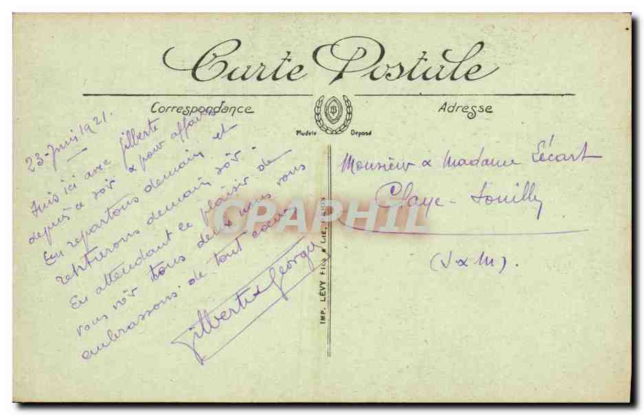 CPA Militaria Soissons Grande breche de la cathedrale prise de l eveche  — Rückseite