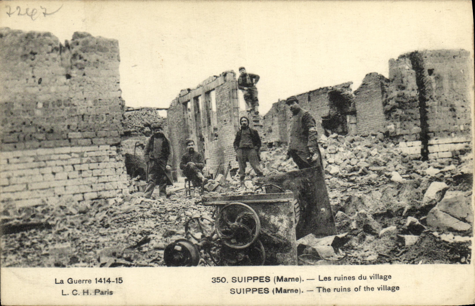 Suippes (Marne) — Le rovine del villaggio — L.C.H. Paris n°350