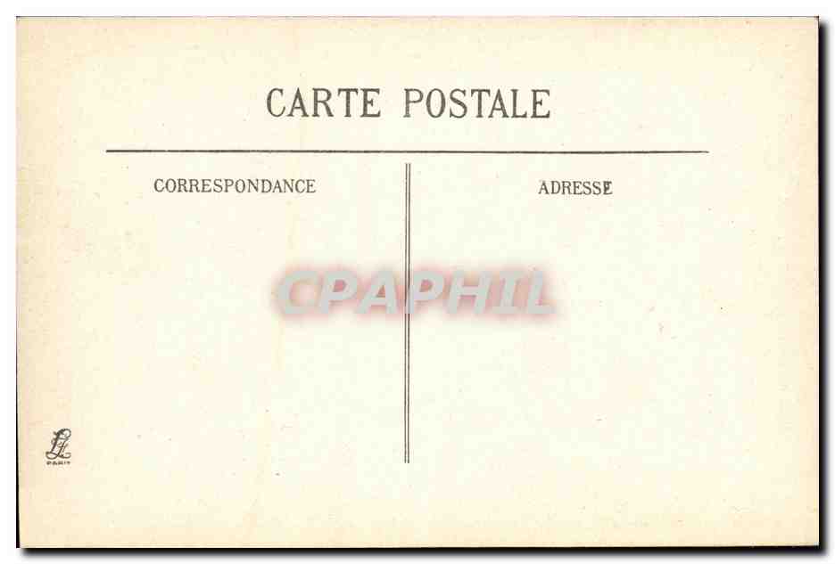 CPA Militaria En Belgique L Hopital de Loo Bombarde par les Allemands — Rückseite