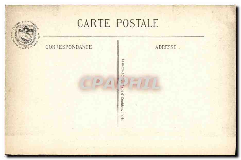 CPA Militaria Une Rue de Nieuport Apres le Bombardement — Rückseite