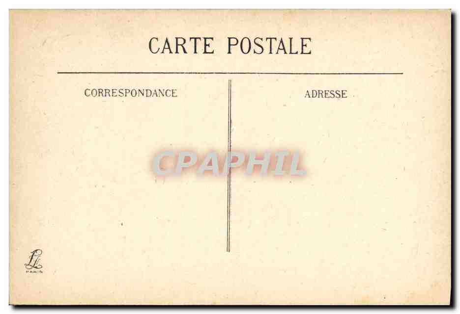 CPA Militaria Ypres Interieur des Halles Apres le Bombardement — Rückseite