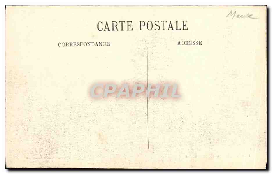 CPA Militaria Bataille de la Marne Sommeille Rue du grand pre — Rückseite