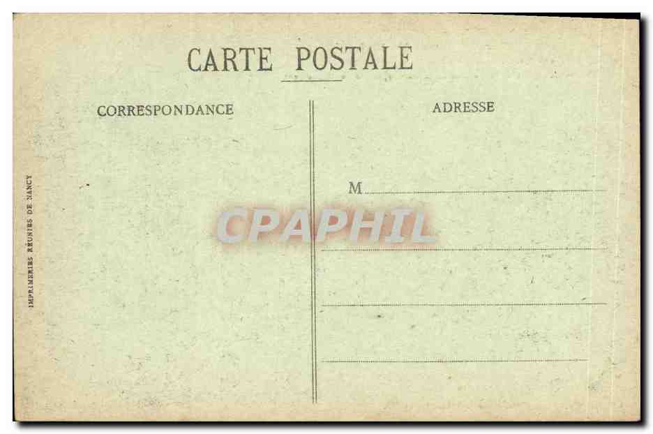 CPA Militaria Grande Guerre Bataille de la Marne Revigny La Rue de la Gare apres le bombardement — Rückseite