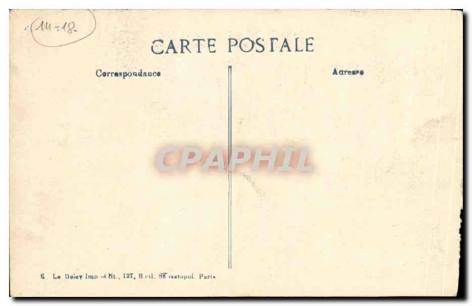 CPA Militaria en Belgique Infanterie anglaise se tracant une route  — Rückseite