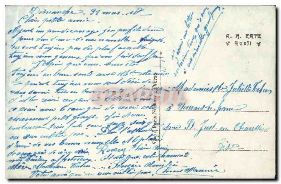 CPA Militaria Honneur aux Braves Medaille  — Rückseite
