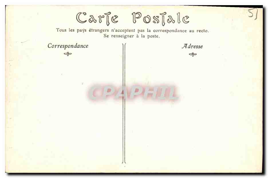 CPA Lepine Eglise Notre Dame Portail meridional  — Rückseite