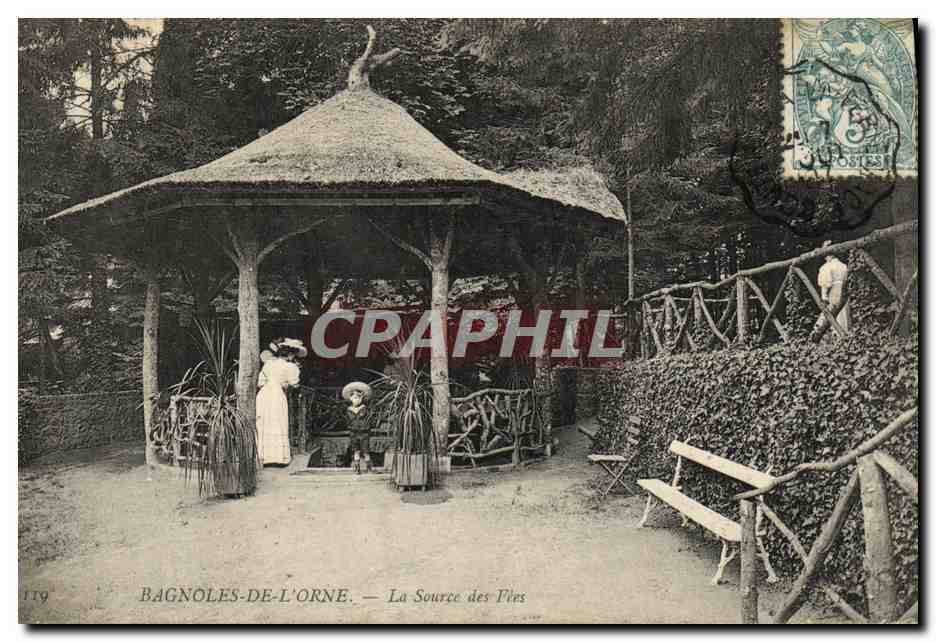 Bagnoles-de-l'Orne — La Source des Pies — éditeur inconnu, n° 179
