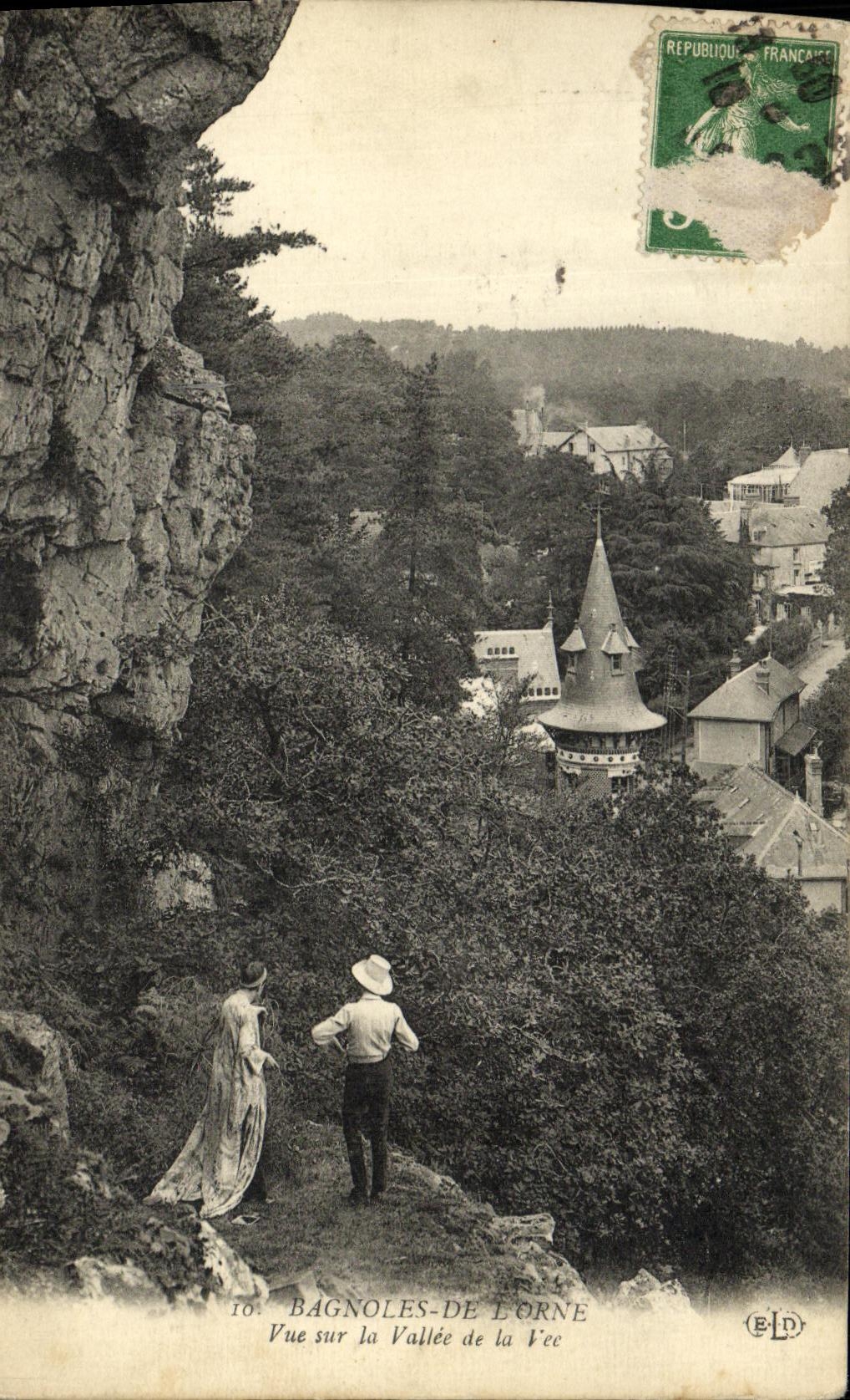 Bagnolles-de-l'Orne — Vue sur la Vallée de la Vée — ELD