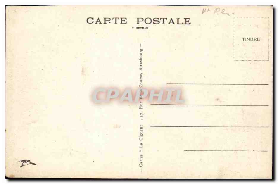 Mulhouse — 'Le Travail' surnommé le 'Schweissdissi' — éditeur CPAPHIL, n° 5816 — Rückseite