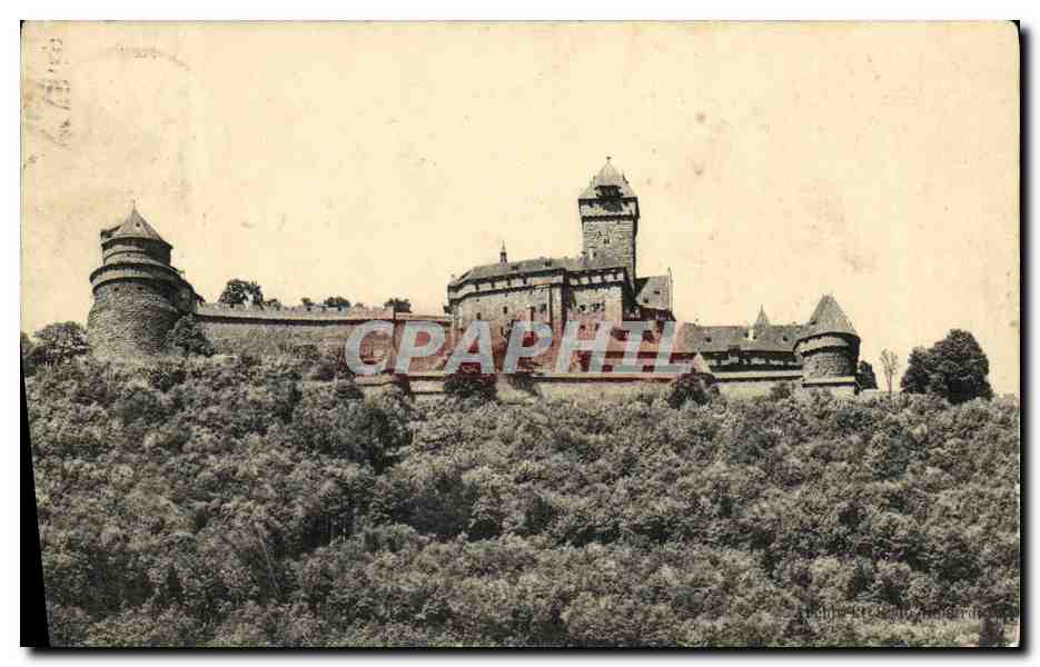 Château de Hohkönigsburg — reconstruction par l'empereur Guillaume II — éditeur Jol. Marulas & Cie, Strasbourg, n° 2987