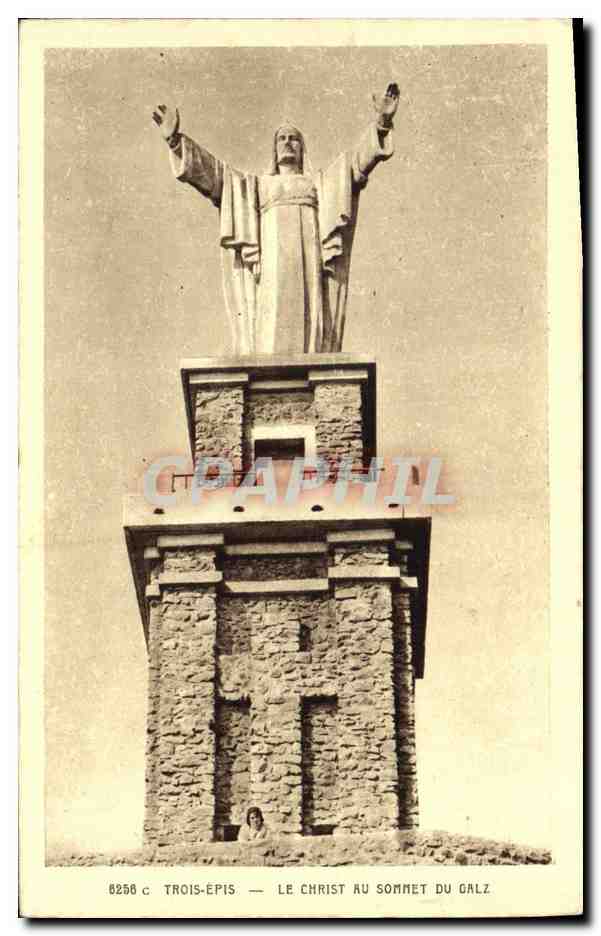 CPA Trois Epis Le Christ Au Sommet Du Galz