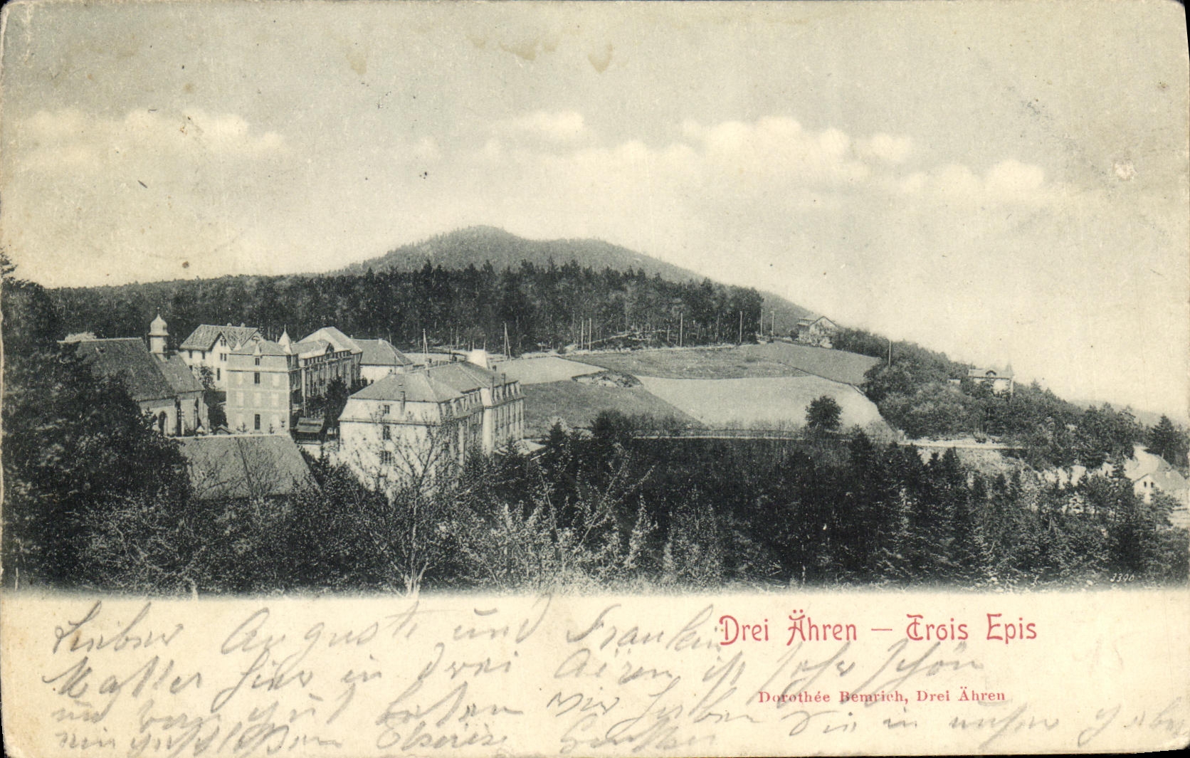 CPA Trois Epis Drei Ahren