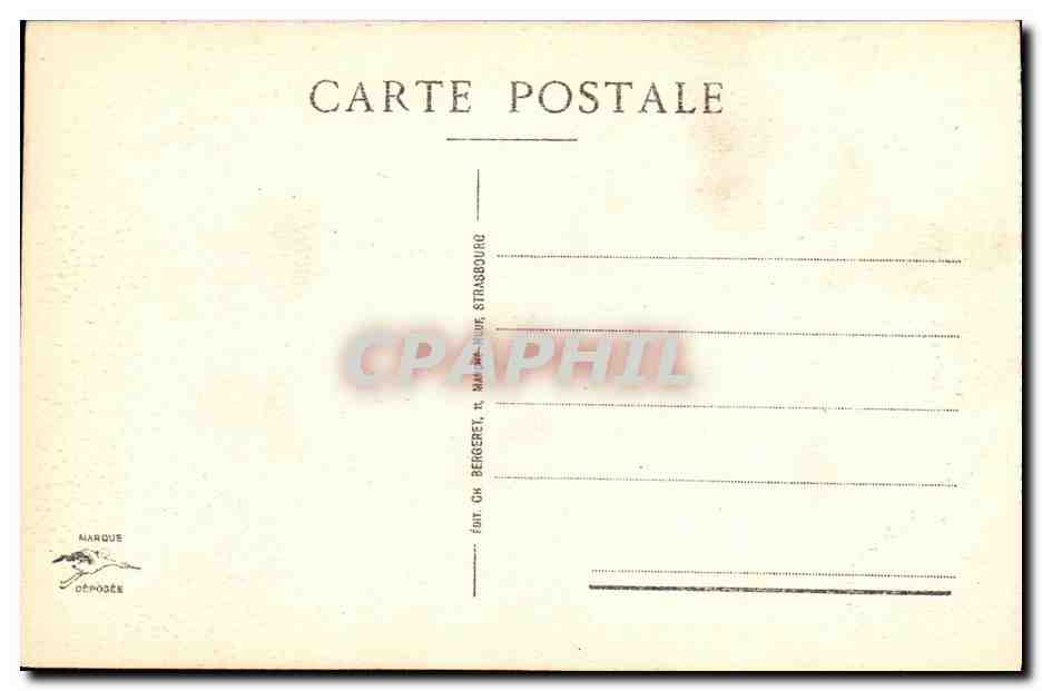 CPA Riquewihr Cour de la Maison Ad Preiss — Rückseite