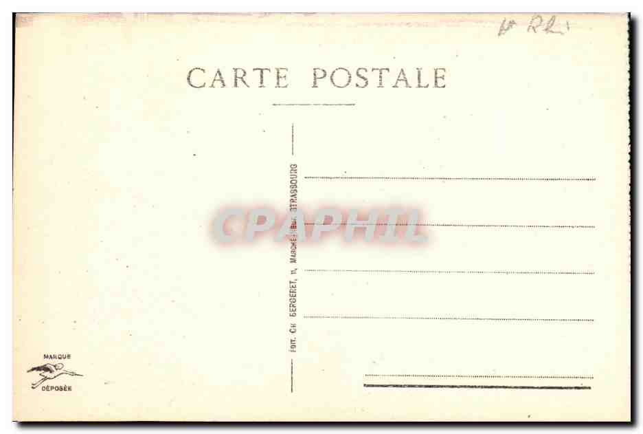Riquewihr - Le Dolder et la Tour des Voleurs — Éditeur C. Berberet, Strasbourg, n°3 — Verso