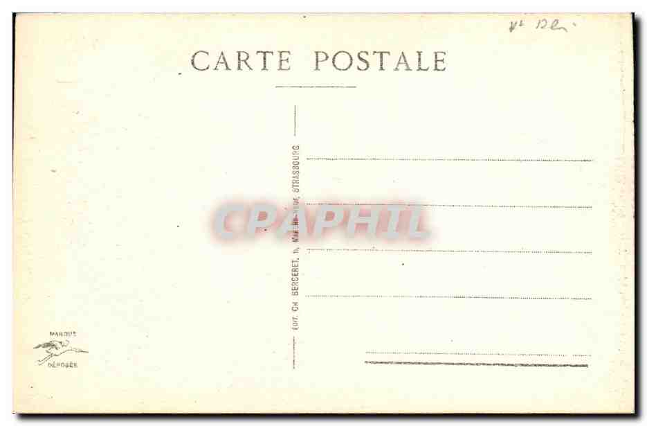 CPA Riquewihr Entree de la Porte Haute — Rückseite