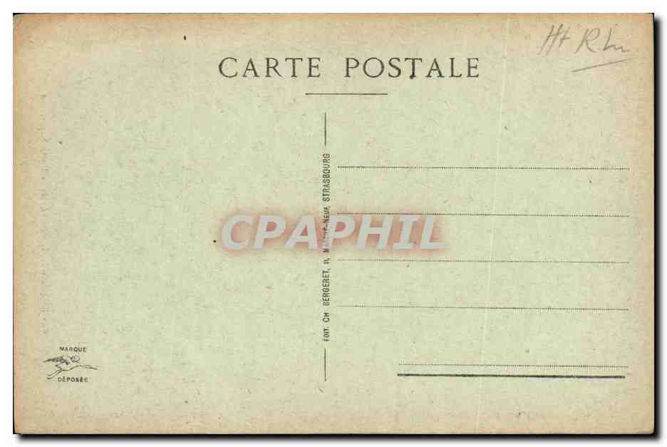 CPA Riquewihr L Entree de la porte superieure  — Rückseite