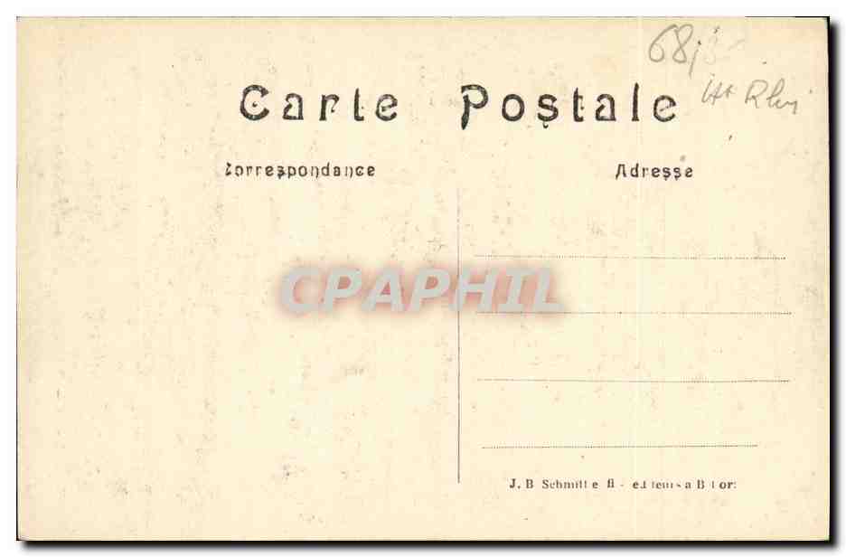CPA Thann Pelit Portail Lateral de L Eglise  — Rückseite
