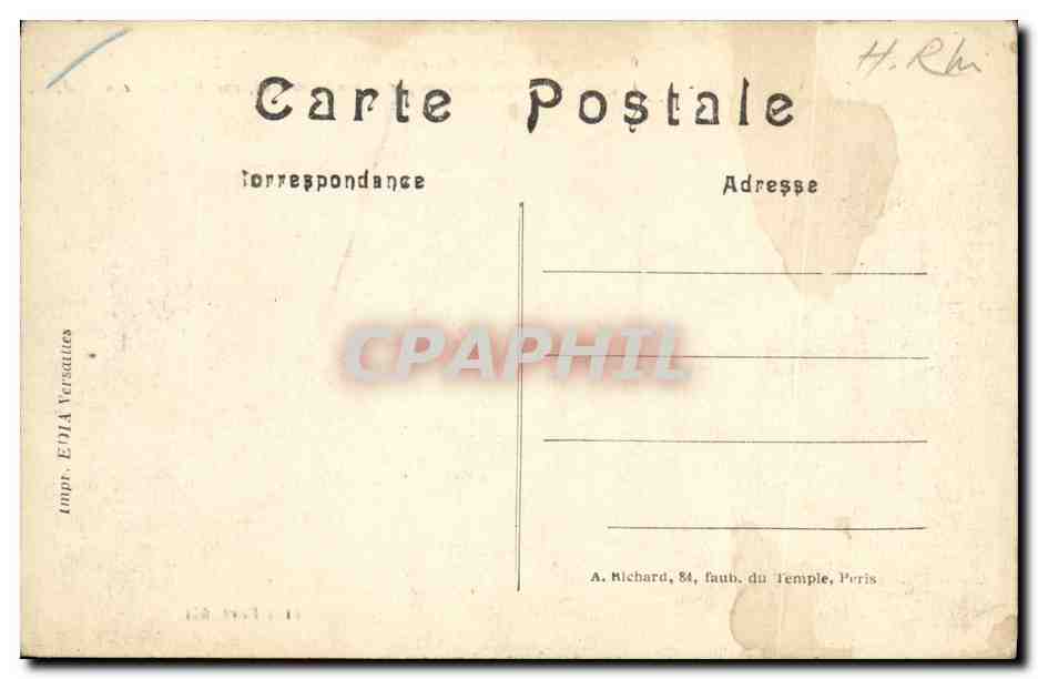 CPA Thann La Grande Guerre Quelques Maisons atteintes par le bombardement Rue de Masseveaux — Rückseite